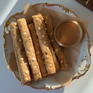 White Chocolate Chip Biscoff Cookie Fries