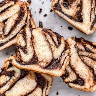 Chocolate Tahini Babka