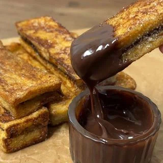 Nutella Stuffed French Toast Sticks