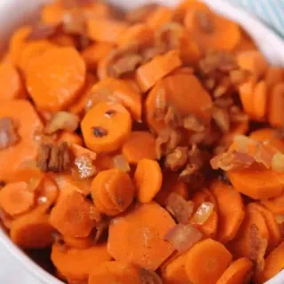Brown Sugar Carrots with Bacon
