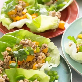 Stir-Fried Chicken in Lettuce Wraps