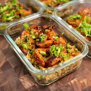 High Protein Chicken Fried Rice Meal Prep