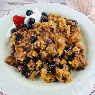 Mixed Berry Cobbler with Cake Mix