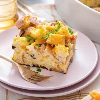 Christmas Morning Breakfast Strata