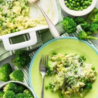 Green Mac and Cheese