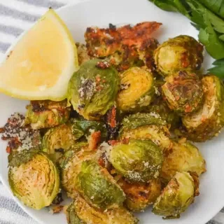 Parmesan Crusted Brussels Sprouts