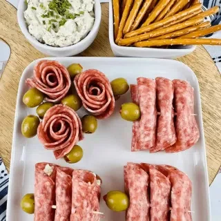 Cream Cheese Salami Roll Ups