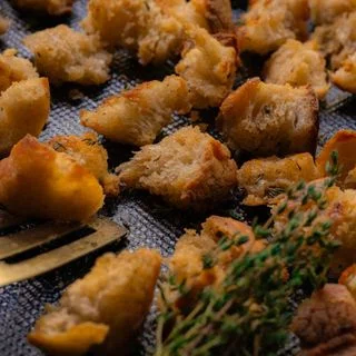 Crispy Homemade Sourdough Croutons
