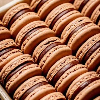 Double Chocolate Macarons