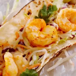 Shrimp Tacos with Mango Salsa