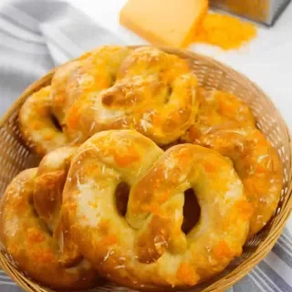 Homemade Philly Soft Pretzels with Cheese