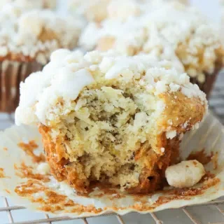 Pineapple Coconut Banana Muffins