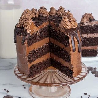 Vegan Triple Chocolate Cake