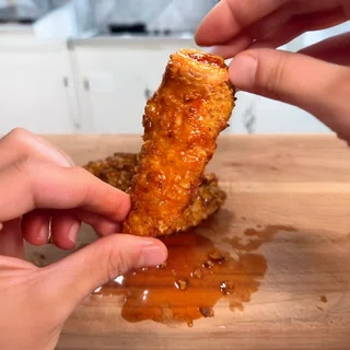 Healthier High-Protein Hot Honey Chicken Tenders
