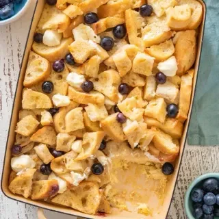 Blueberry Cream Cheese French Toast