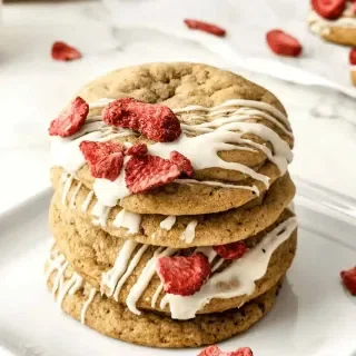 Strawberry Cheesecake Cookies