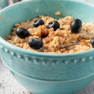 Oatmeal with Blueberries