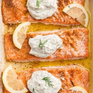 Yogurt Dill Dip for Salmon