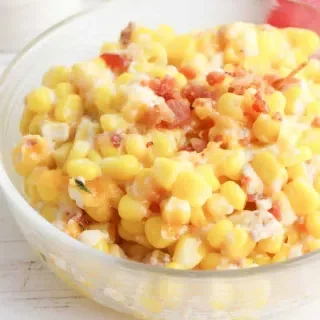 Bacon Corn Casserole with Cream Cheese