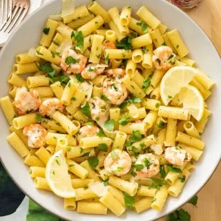 Lemon Shrimp Pasta