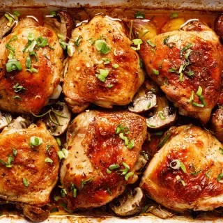 Honey Garlic Chicken Thighs