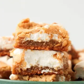Fluffernutter Bars (Marshmallow Peanut Butter Bars)