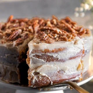 Moist Carrot Cake with Brown Butter Mascarpone Frosting