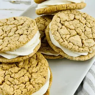 Gingerbread Sugar Cookies with Eggnog Frosting