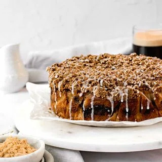 Glazed Chai Streusel Coffee Cake