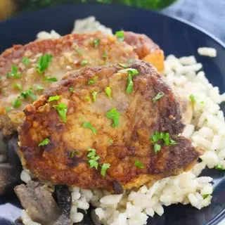 Pan Fried Boneless Pork Chops