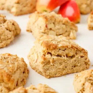 Apple Cinnamon Oatmeal Scones