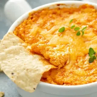 Baked Buffalo Chicken Wing Dip
