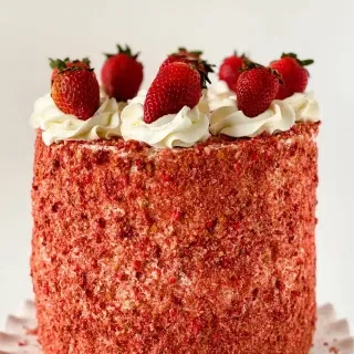 Strawberry Crunch Cake