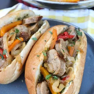 Sausage and Peppers Sandwich