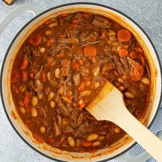 Rustic Beef Stew with Parmesan