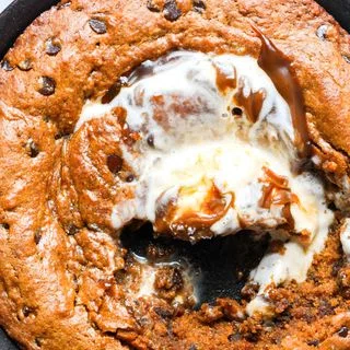 Pumpkin Skillet Cookie