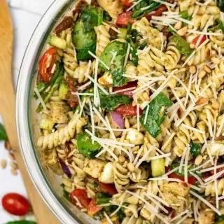 Chicken and Pesto Pasta Salad