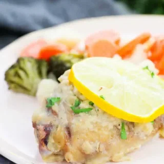 Creamy Lemon Pepper Chicken Thighs