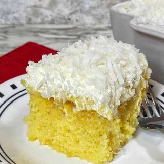 Pineapple Coconut Poke Cake