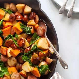 Whole30 Sweet Sausage Hash