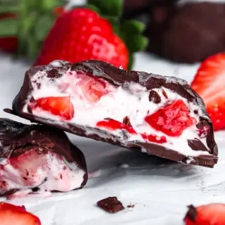Vegan Chocolate Strawberry Yogurt Clusters