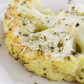 Garlic Roasted Cauliflower Steaks