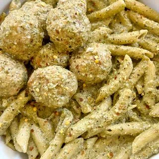 Chicken Pesto Meatballs