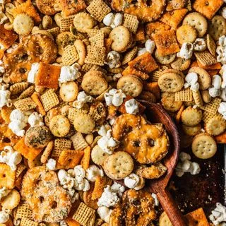 The Best Spicy Ranch Snack Mix