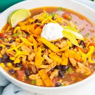 Rotisserie Chicken Tortilla Soup