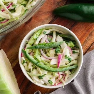 Jalapeño Slaw (Zesty & Creamy)