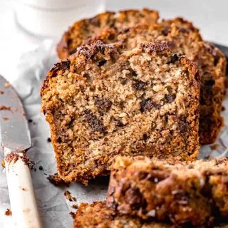 Chocolate Chip Honey Banana Bread