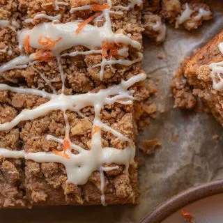 Brown Butter Carrot Coffee Cake with Cream Cheese Icing