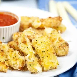 Homemade Air Fryer Mozzarella Sticks