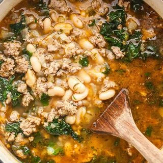 Sausage Kale and White Bean Soup